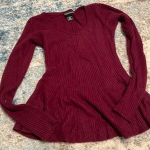 Maroon Cashmere Sweater